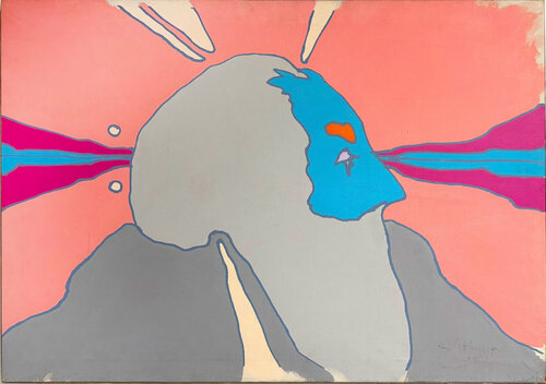 Galactic Man by Peter Max, Painting for Sale on Singulart