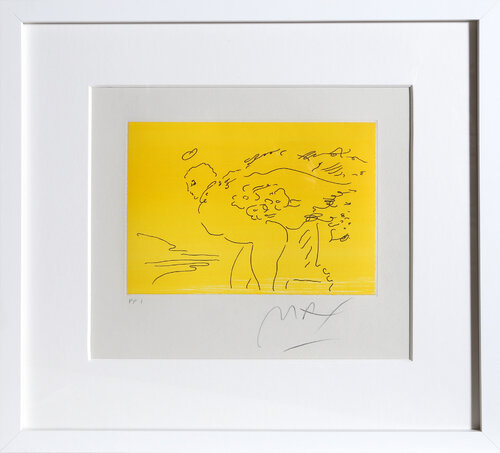 Angel (Yellow) by Peter Max, Print for Sale on Singulart
