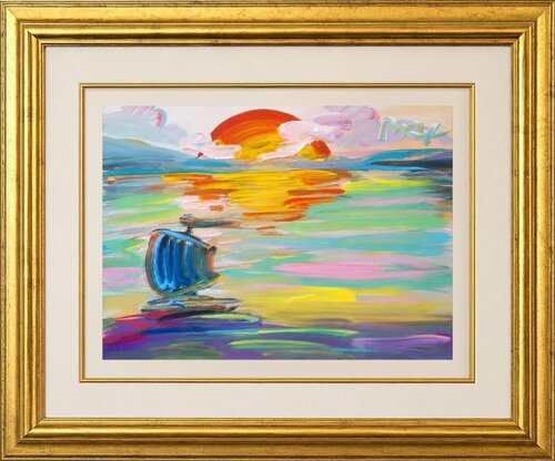 America 500 Set Sail di Peter Max, Pittura in vendita su Singulart