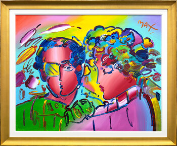 ピーターマックス　peter max アクリル画 ピーターマックス peter max アクリル画 Amazon.co.jp: The Art