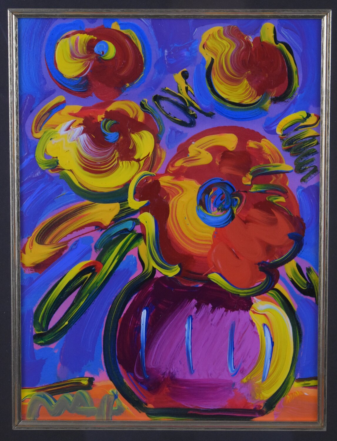 Vase of Flowers IV version 1 #19 Peter Max