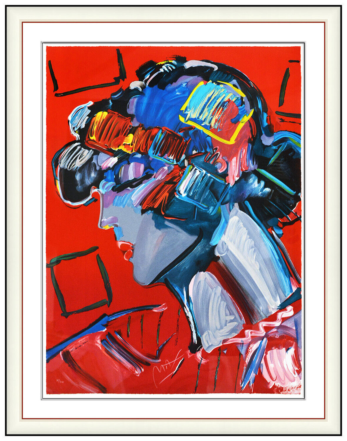 Crimson Lady Peter Max