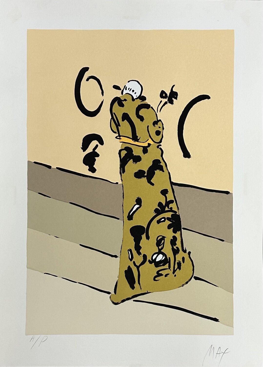 Monk in Beige Peter Max