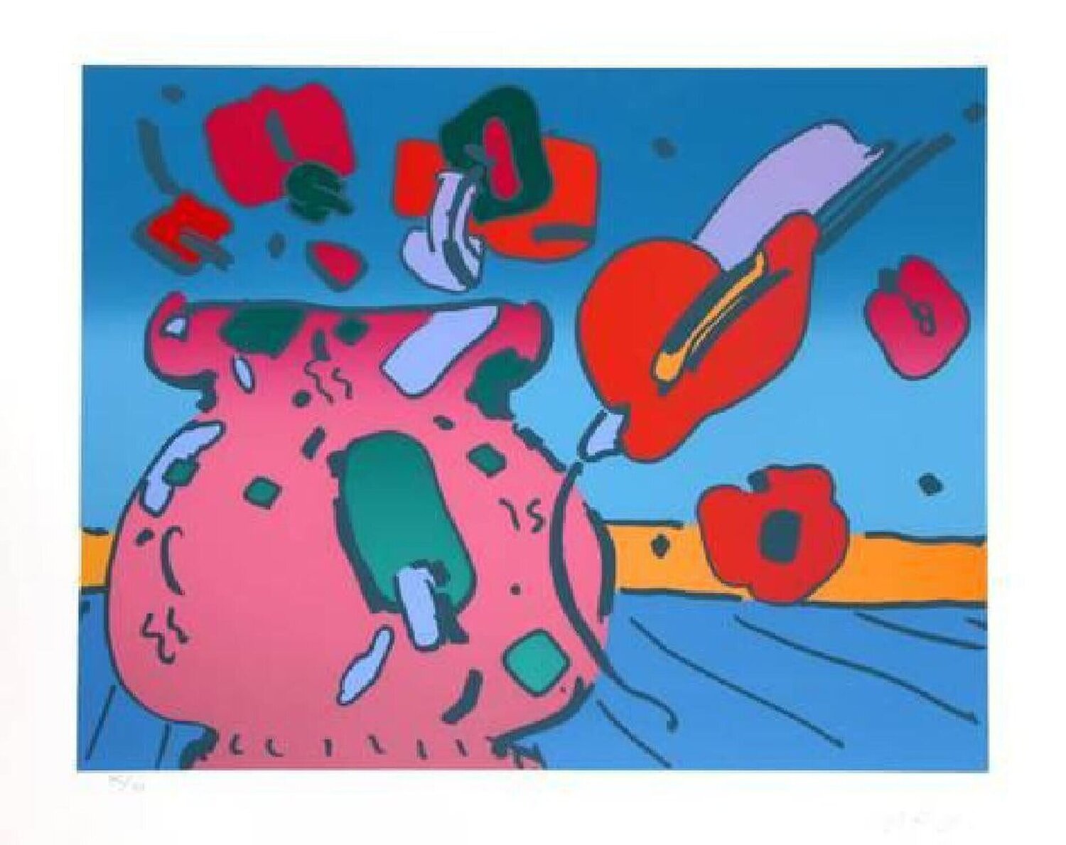 Marilyn's Flowers Peter Max