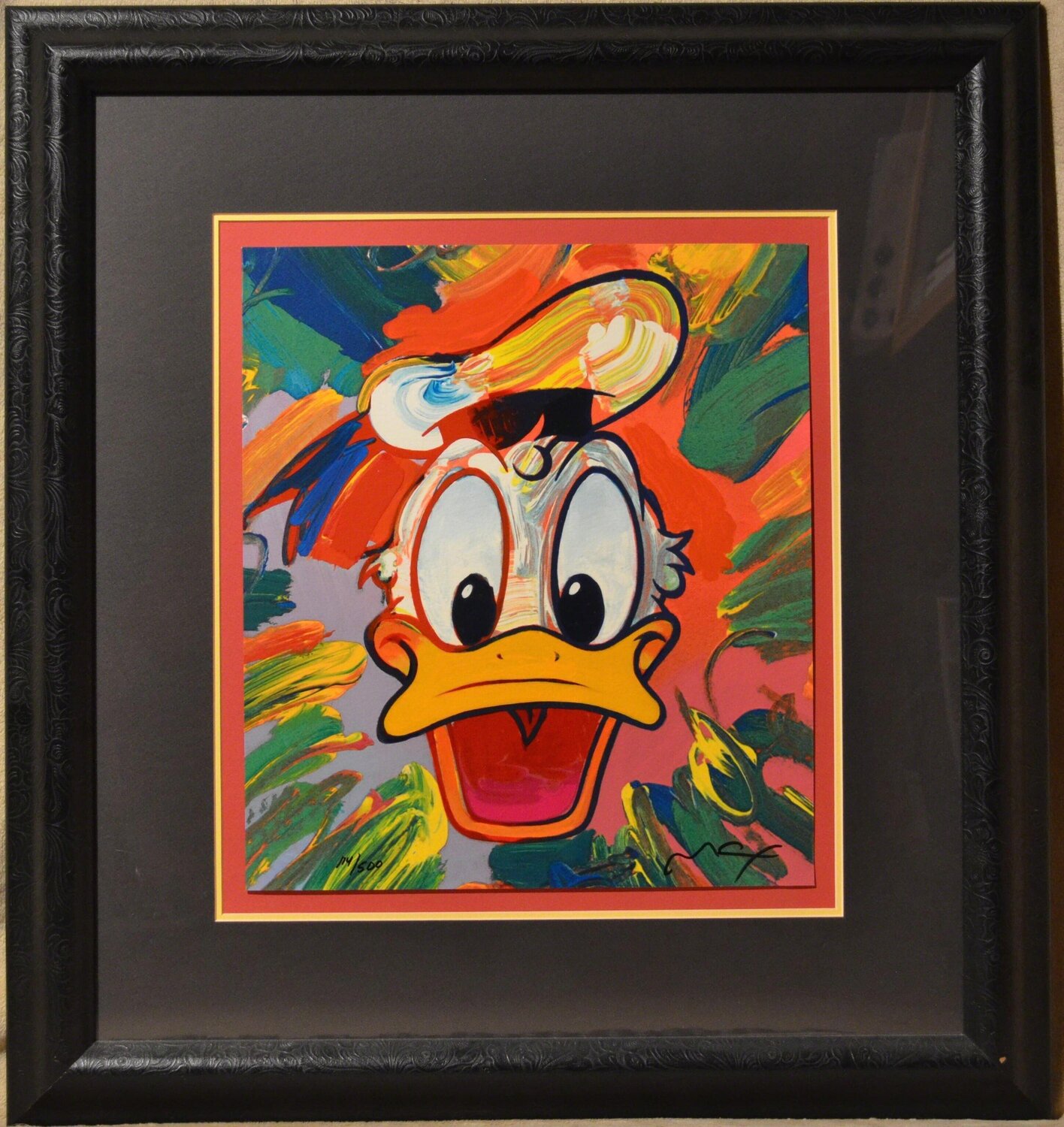 Donald Duck (The Complete Set of 4 Hand-Signed Color Lithographs) by Peter Max Peter Max Druck zu verkaufen