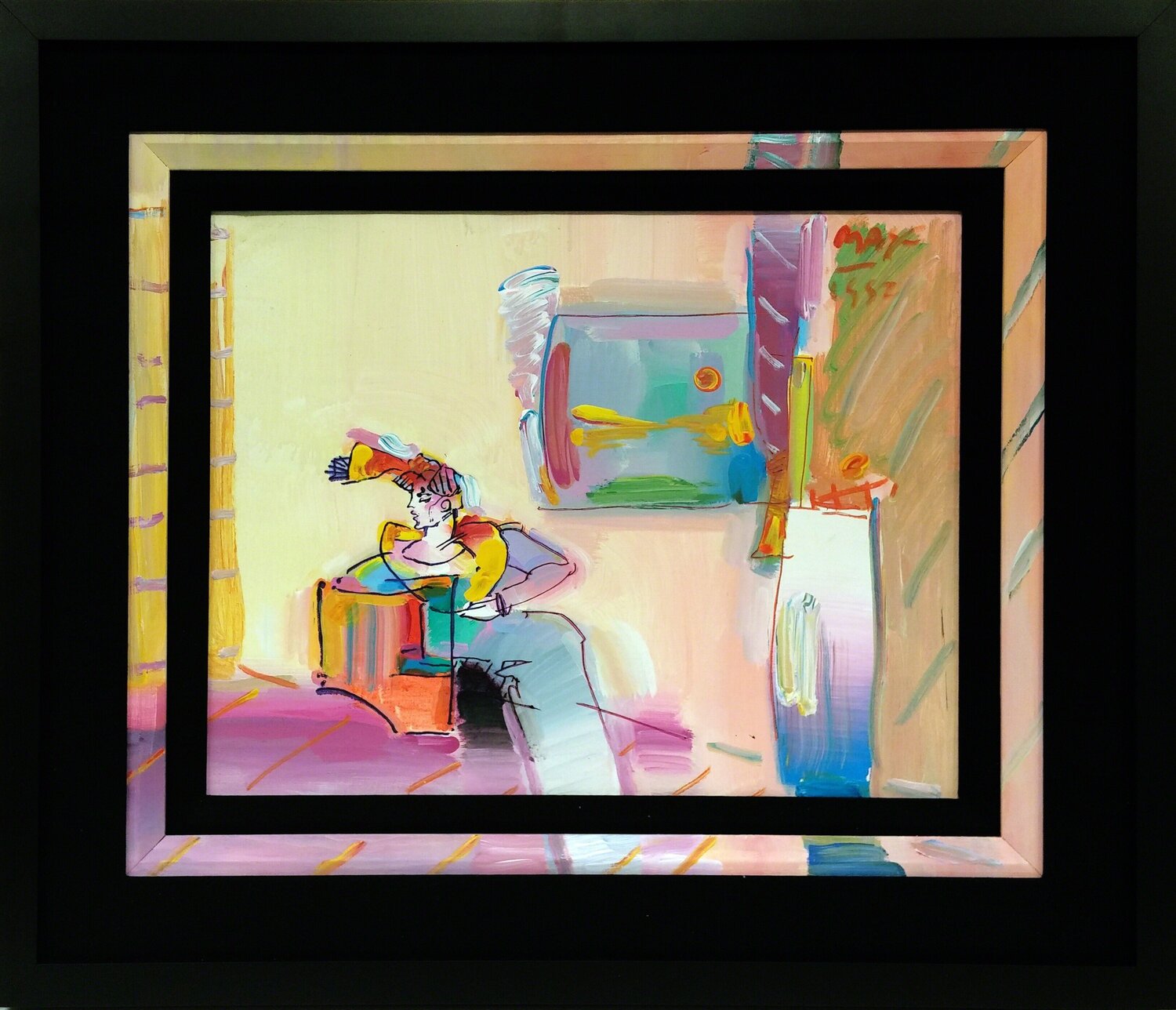 LIVING ROOM (WOMAN) Peter Max