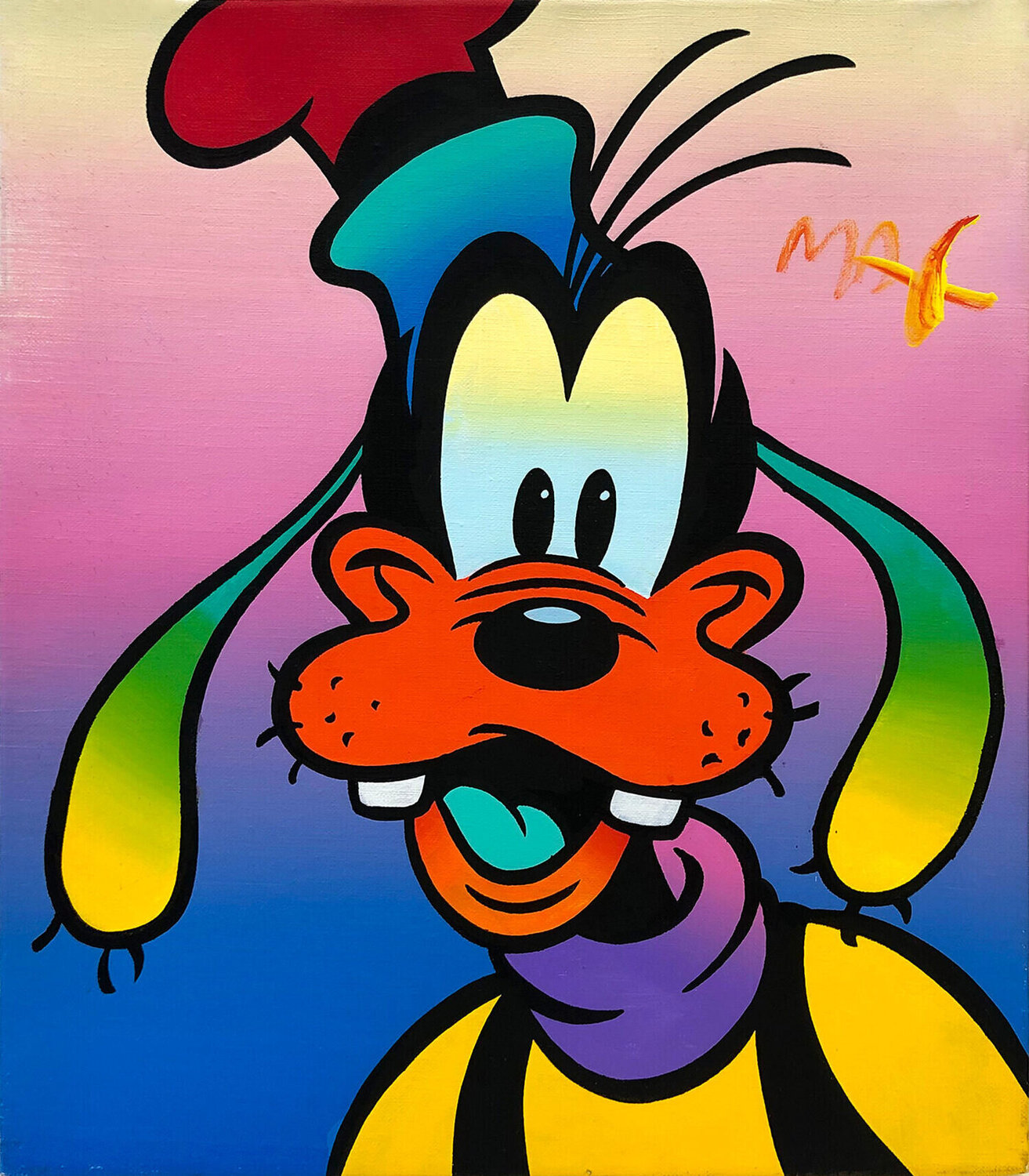 GOOFY (PAINTING) Peter Max