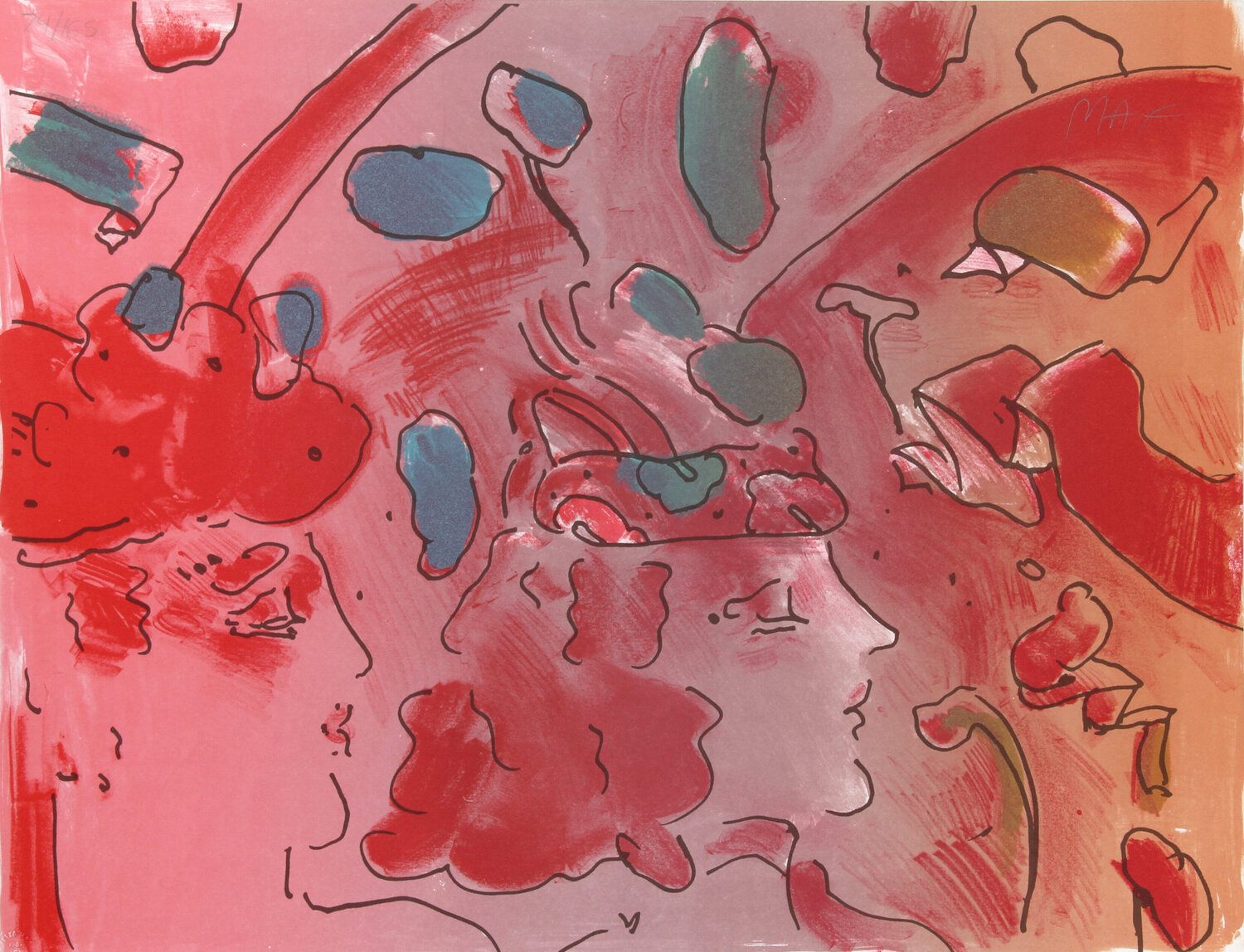 Reflections II Peter Max