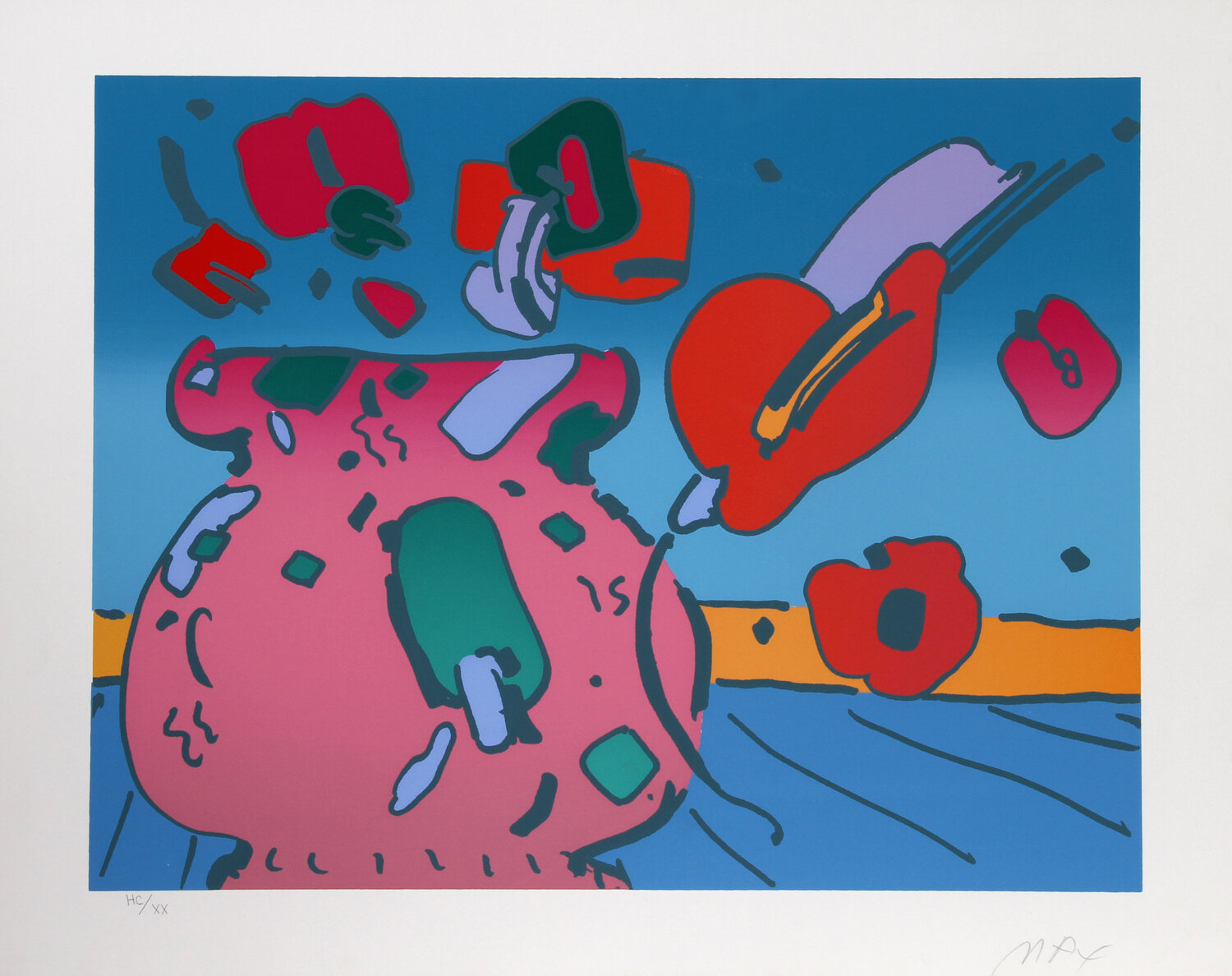 Marilyn's Flowers Peter Max