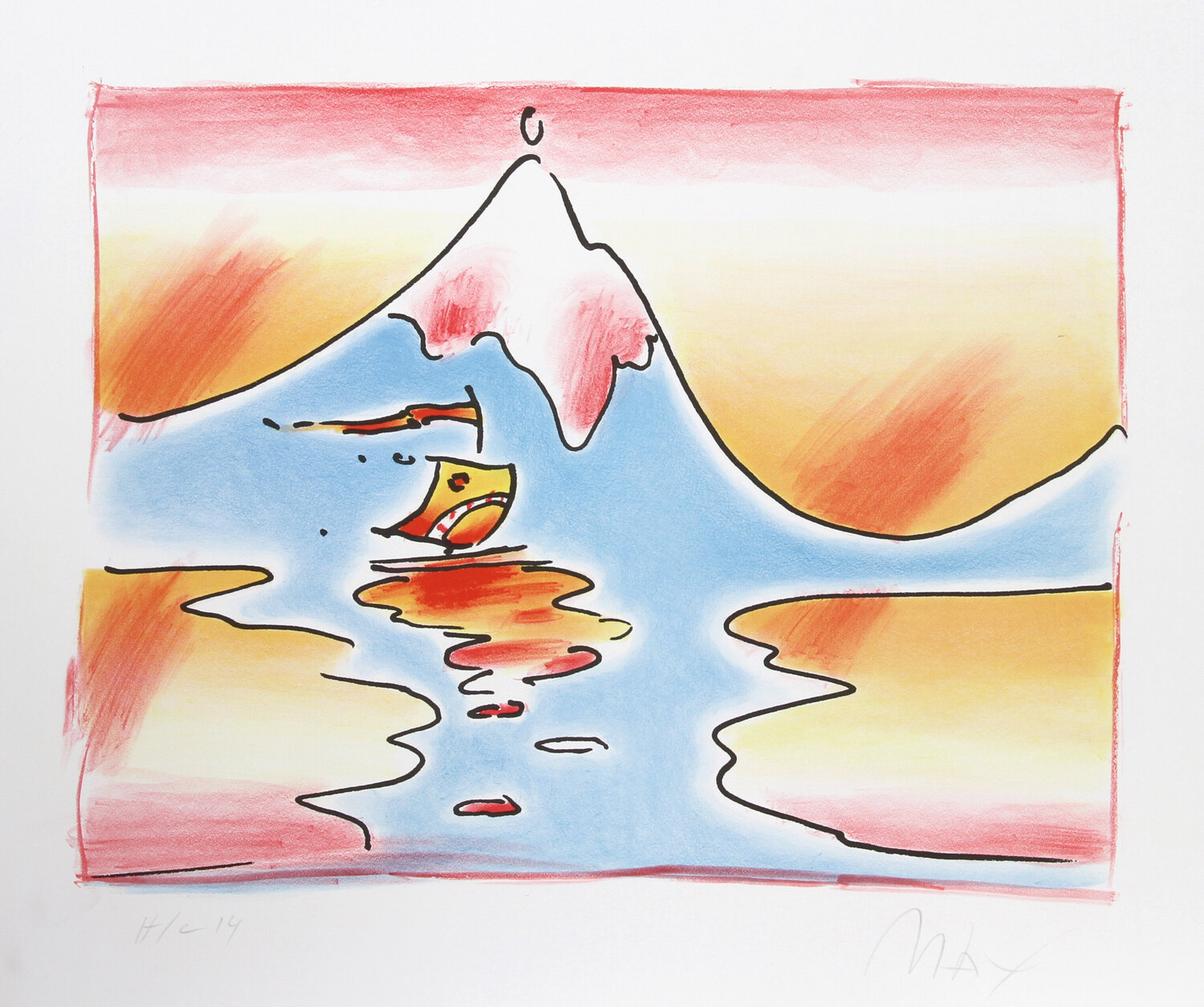 Himalayan Valley Peter Max