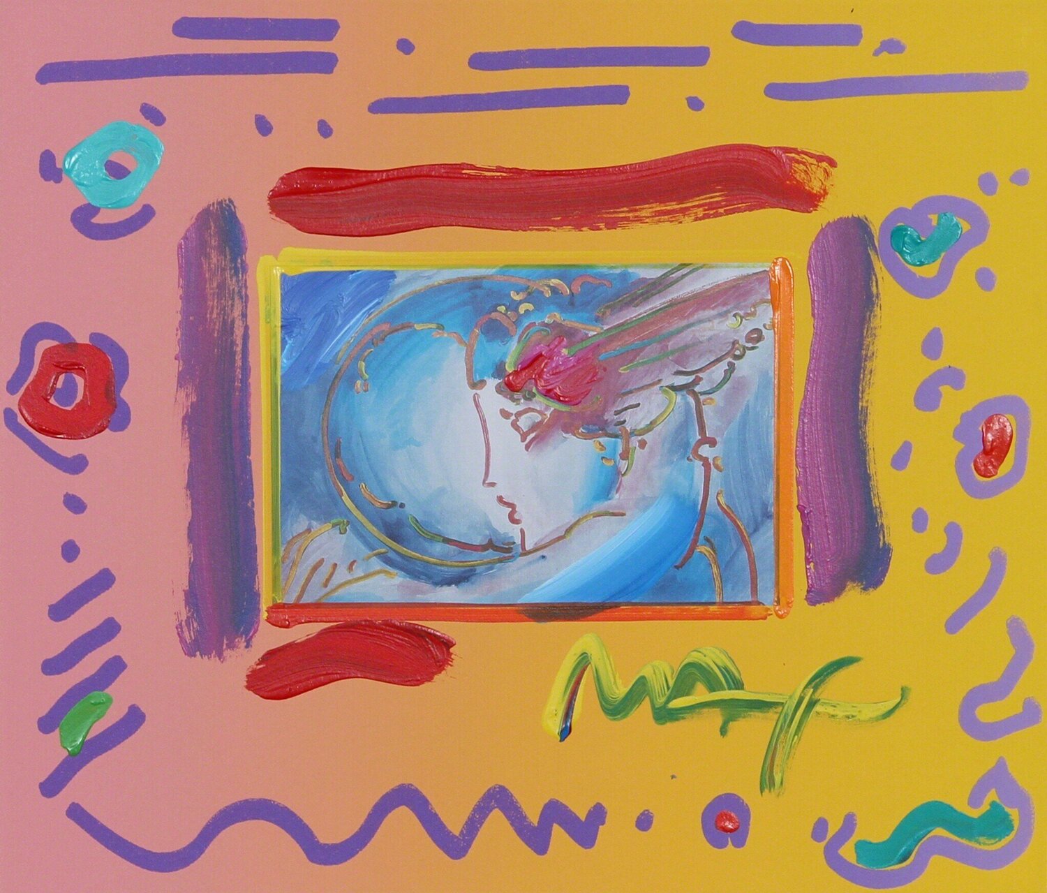 I Love the World Peter Max