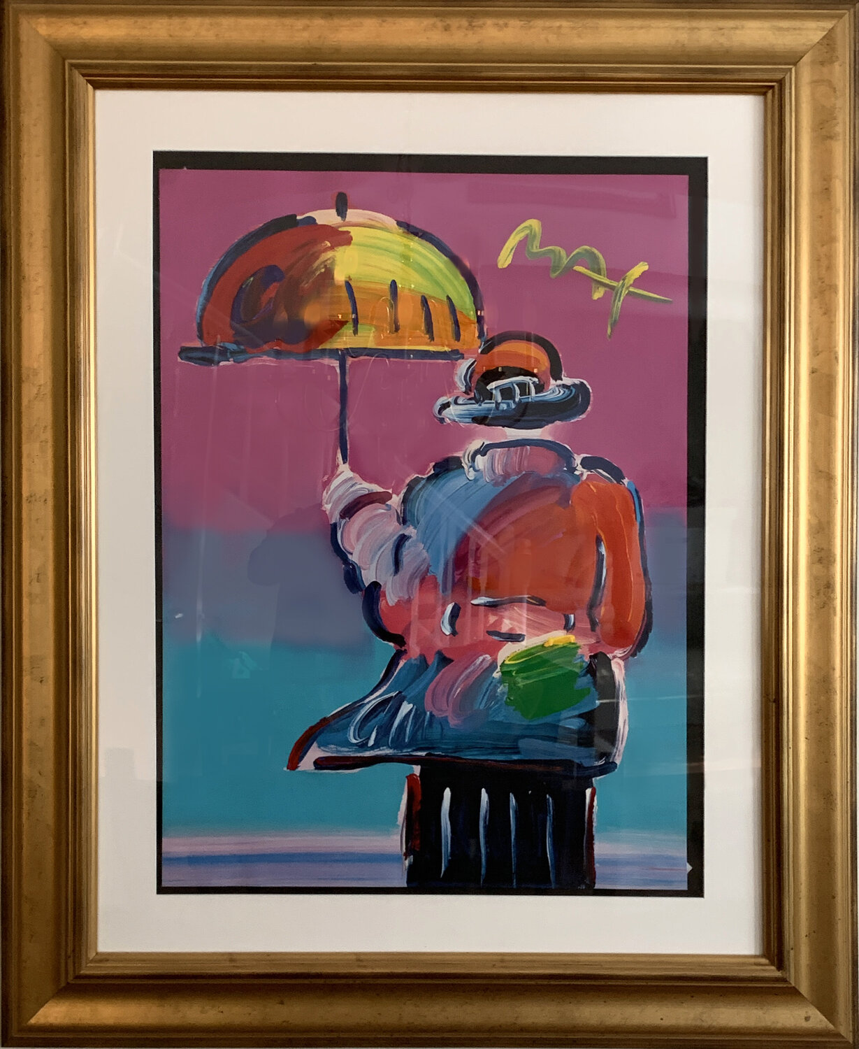 Umbrella Man Peter Max