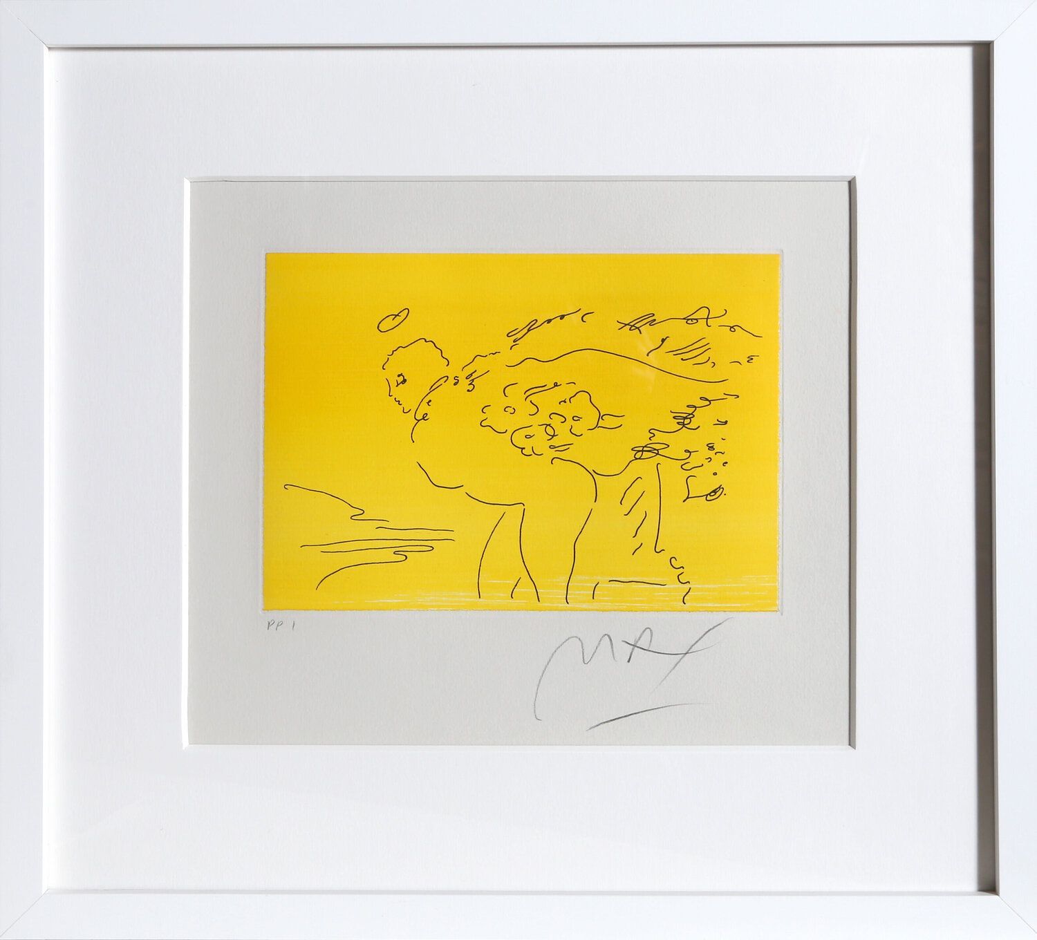 Angel (Yellow) Peter Max Stampa in vendita