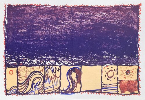 DLM247 - The Sea van Pierre Alechinsky, Afdruk te koop op Singulart
