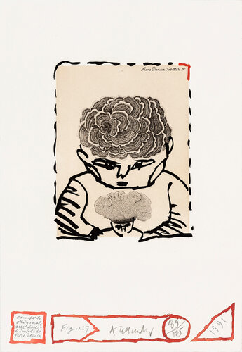 Flore danoise 07 – L’enfant sourcier van Pierre Alechinsky, Afdruk te koop op Singulart