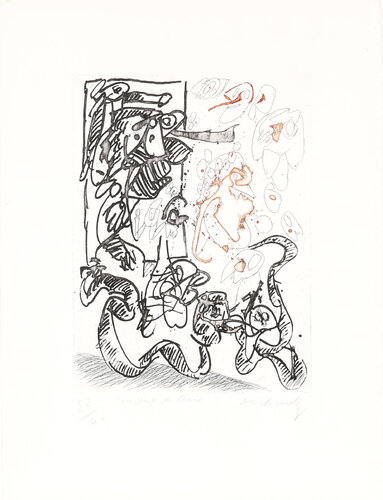 Serpent de terre van Pierre Alechinsky, Afdruk te koop op Singulart