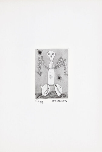 Les métiers 07: Le soldat méconnu van Pierre Alechinsky, Afdruk te koop op Singulart