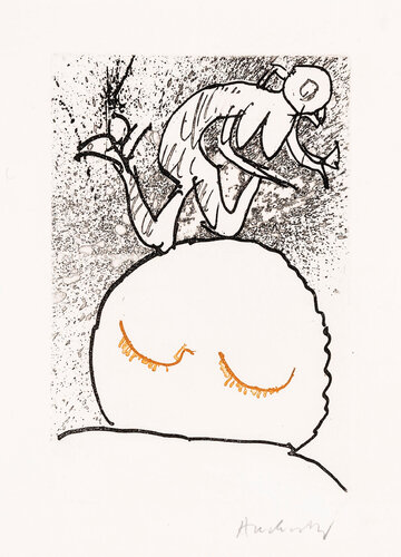 Pointes Planche XI bis di Pierre Alechinsky, Stampa in vendita su Singulart