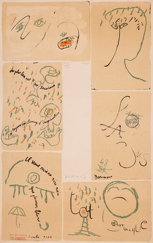 Litho-mots van Pierre Alechinsky, Afdruk te koop op Singulart