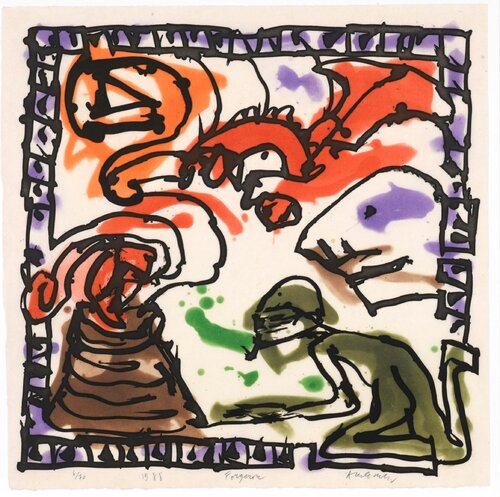 Forgeron van Pierre Alechinsky, Afdruk te koop op Singulart