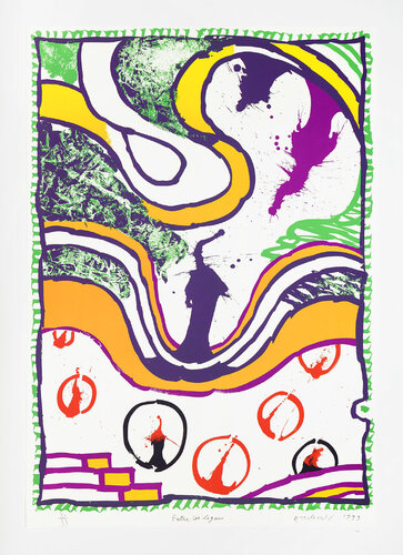 Entre le lignes van Pierre Alechinsky, Afdruk te koop op Singulart