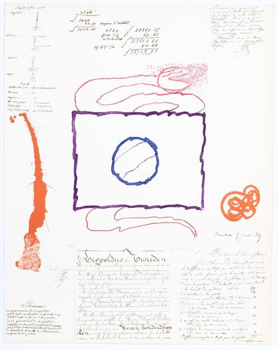 L’Avenir de la Propriété VII van Pierre Alechinsky, Afdruk te koop op Singulart
