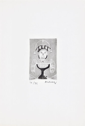 Les métiers 06: Le coiffeur van Pierre Alechinsky, Afdruk te koop op Singulart