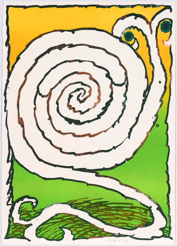 Labyrinthe d’apparat V van Pierre Alechinsky, Afdruk te koop op Singulart