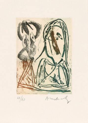 Quelques vieilles lignes III van Pierre Alechinsky, Afdruk te koop op Singulart