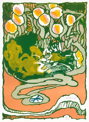 Objets volants I (Flying Objects I) van Pierre Alechinsky, Afdruk te koop op Singulart