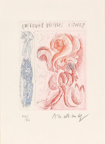 Quelques vieilles lignes I van Pierre Alechinsky, Afdruk te koop op Singulart
