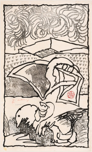 Brabanconne par Pierre Alechinsky, Édition en vente sur Singulart