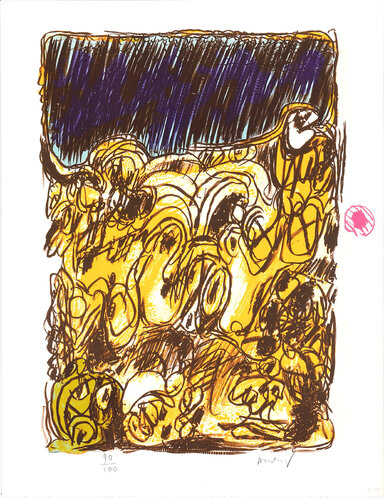 Ruée par Pierre Alechinsky, Édition en vente sur Singulart