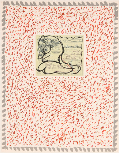 Papiers traités 04 par Pierre Alechinsky, Édition en vente sur Singulart