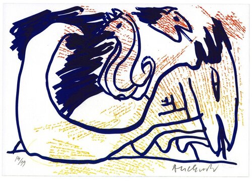 Pointes et Feutres 4 by Pierre Alechinsky, Print for Sale on Singulart