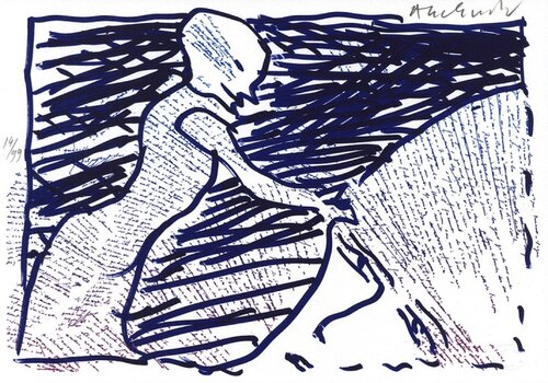 Pointes et Feutres 6 van Pierre Alechinsky, Afdruk te koop op Singulart