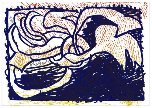 Pointes et Feutres 1 by Pierre Alechinsky, Print for Sale on Singulart