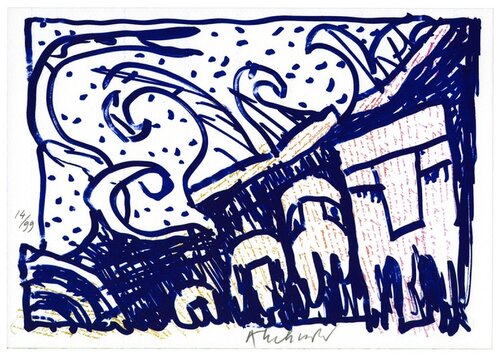 Pointes et Feutres 7 de Pierre Alechinsky, Impresión a la venta en Singulart