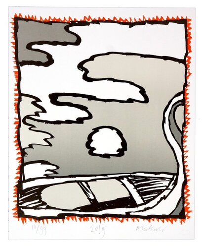 Griseire à minuit 5 by Pierre Alechinsky, Print for Sale on Singulart