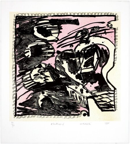 Une bonne semaine, Mercredi van Pierre Alechinsky, Afdruk te koop op Singulart