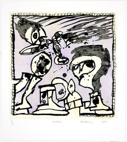 Une bonne semaine, Vendredi van Pierre Alechinsky, Afdruk te koop op Singulart