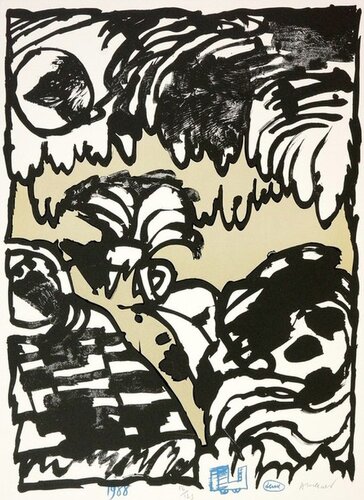 Deux de Pierre Alechinsky, Impresión a la venta en Singulart