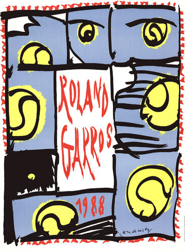 Roland Garros French Open par Pierre Alechinsky, Édition en vente sur Singulart