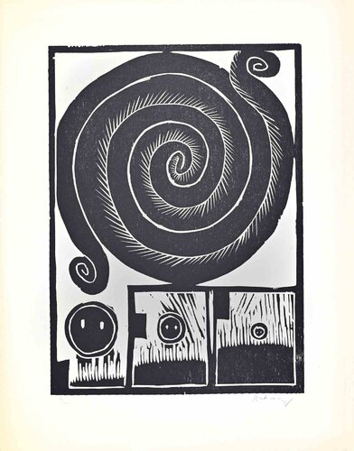 Spiral I by Pierre Alechinsky, Print for Sale on Singulart