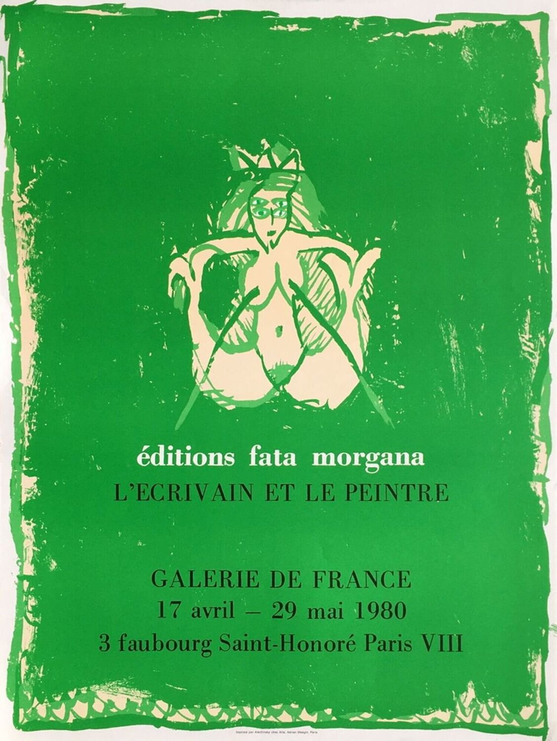 Expo 065 - Galerie de France Pierre Alechinsky Druck zu verkaufen