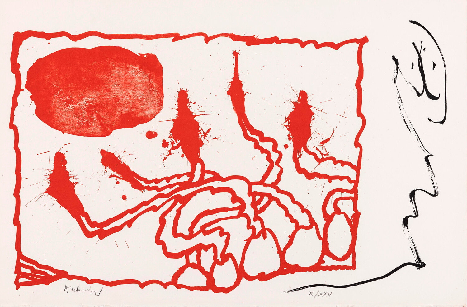 Le rêve de l'ammonite 04 Pierre Alechinsky Druck zu verkaufen