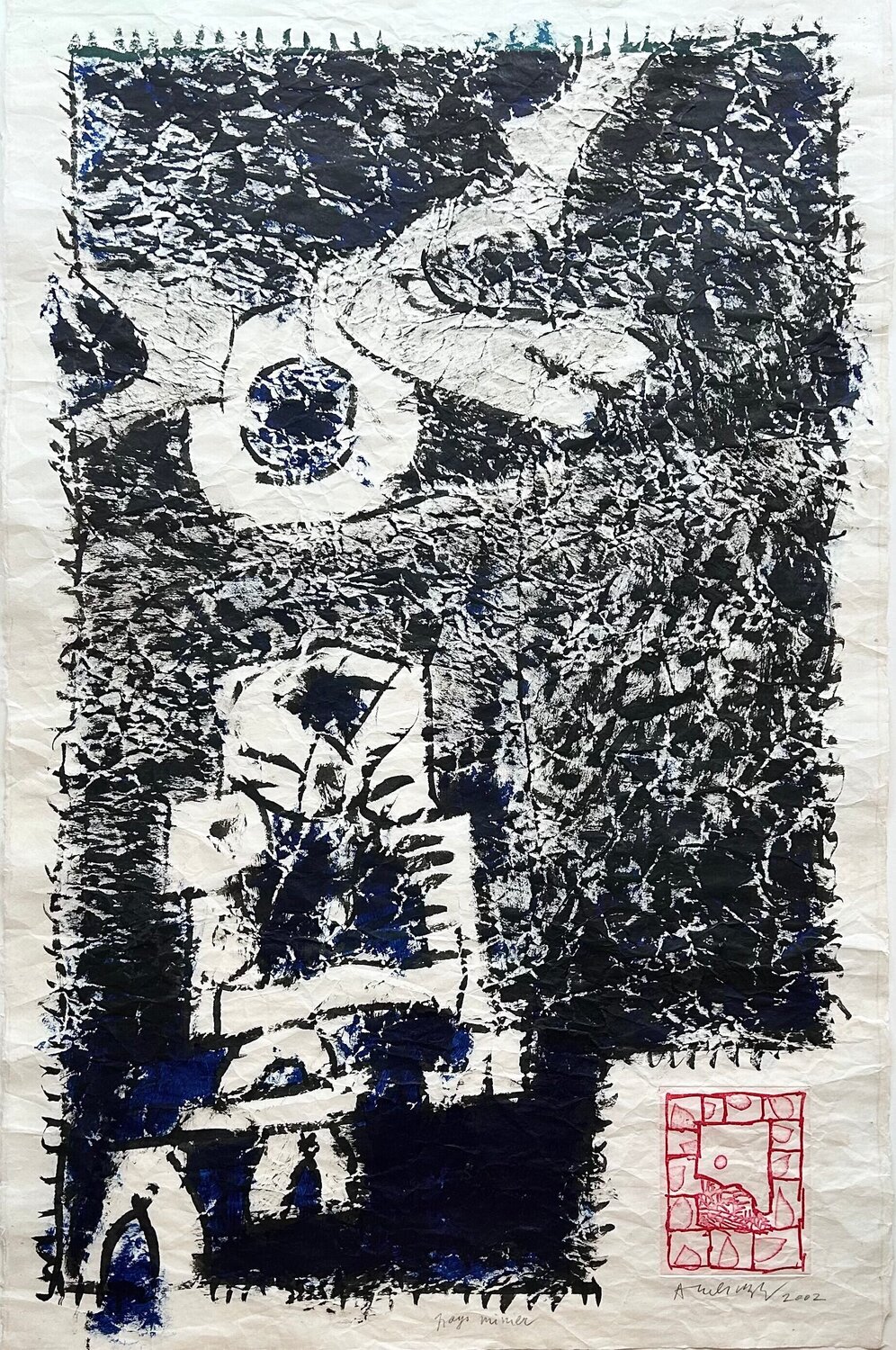 Pays minier Pierre Alechinsky Werk auf Papier zu verkaufen