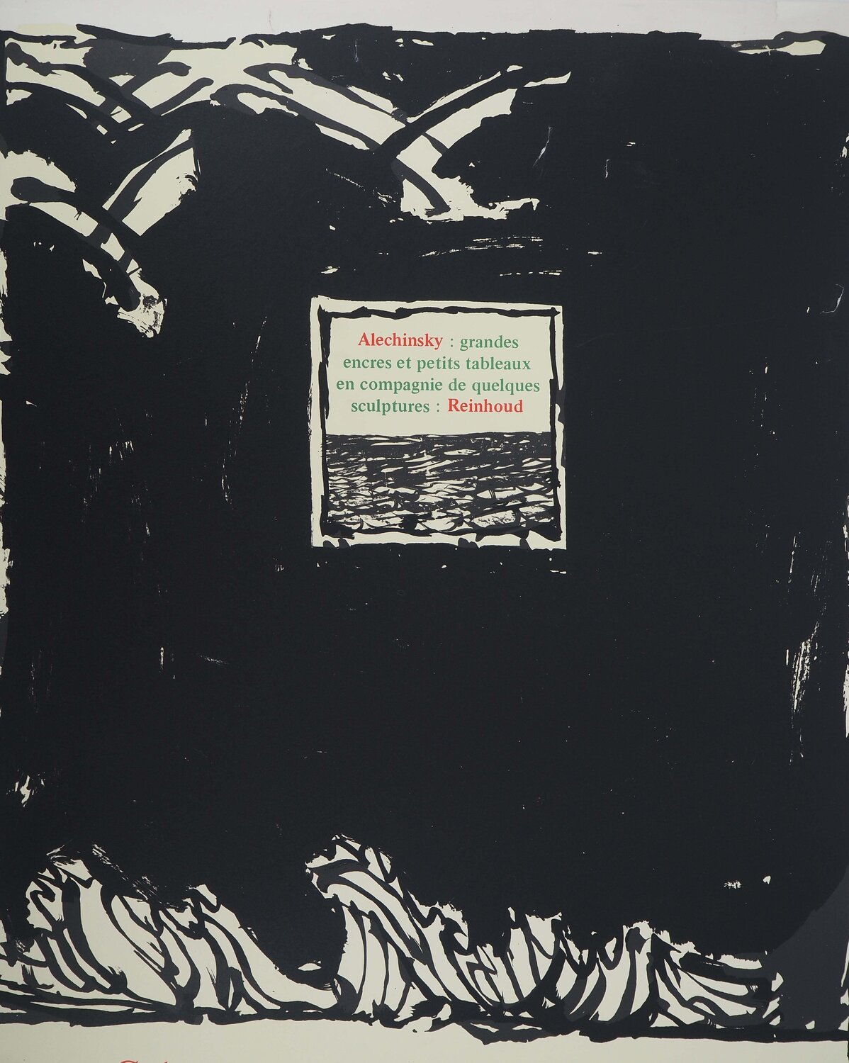 Forêt noire Pierre Alechinsky Stampa in vendita