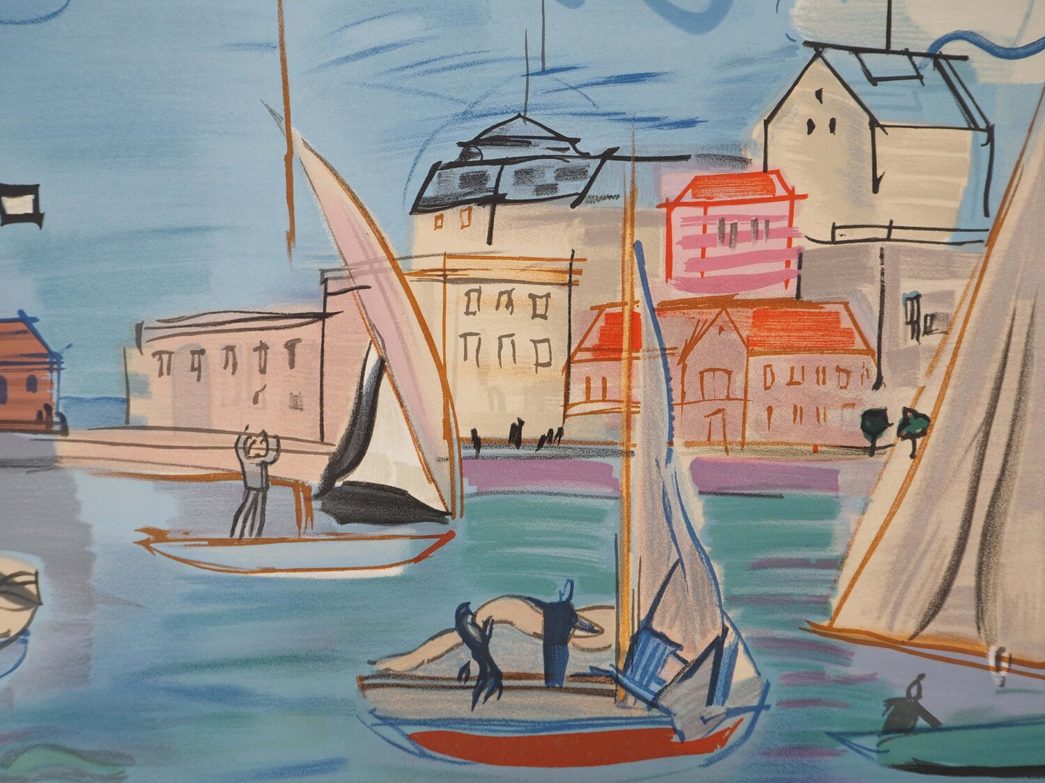Les Régates by Raoul Dufy (1969) : Print Lithography - Singulart