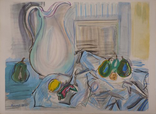 Poires et pot blanc by Raoul Dufy, Print for Sale on Singulart